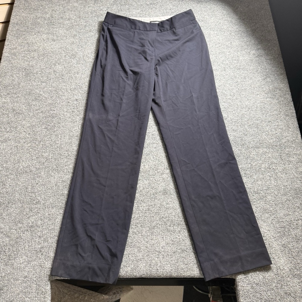 Liz Claiborne Navy Blue Dress Pants Womens Slacks Work Office Trousers Straight